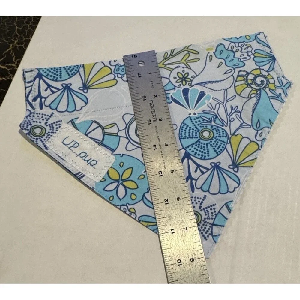 Dog Bandana Lot Of 3 Upcycled Fabric Handmade See Photos Slide On Collar